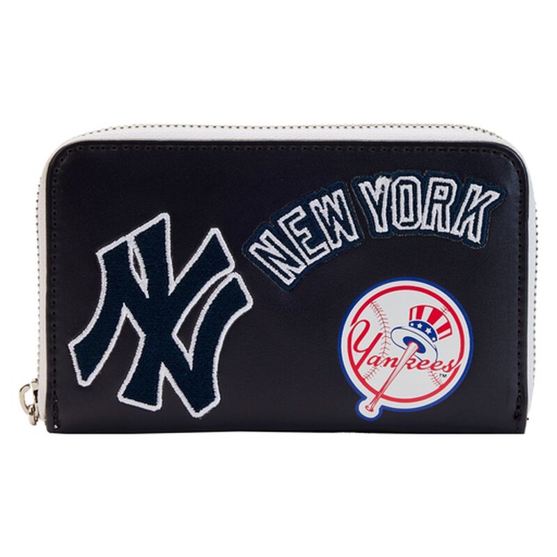 MLB NY Yankees Patches Zip Around Wallet