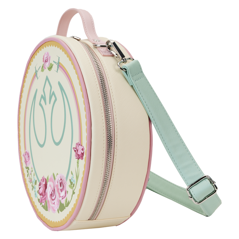 Star Wars Rebel Alliance Floral Round Convertible Mini Backpack x26 Crossbody Bag