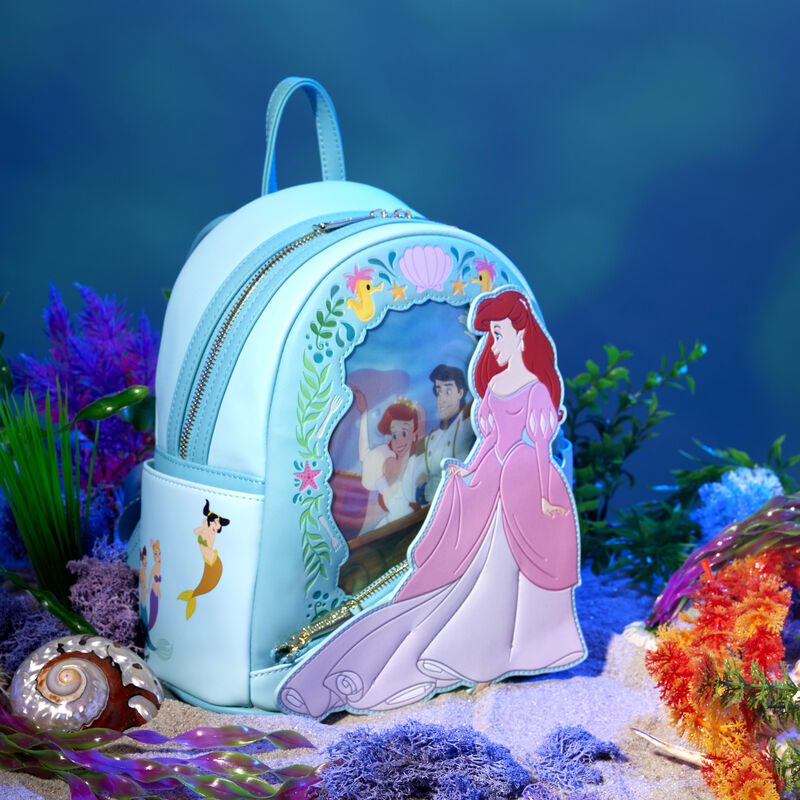 The Little Mermaid Princess Series Lenticular Mini Backpack