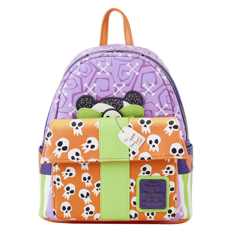 Nightmare Before Christmas Scary Teddy Present Mini Backpack