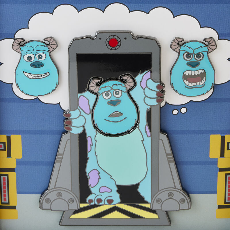 Pixar Sulley Door Mixed Emotions 4-Piece Pin Set