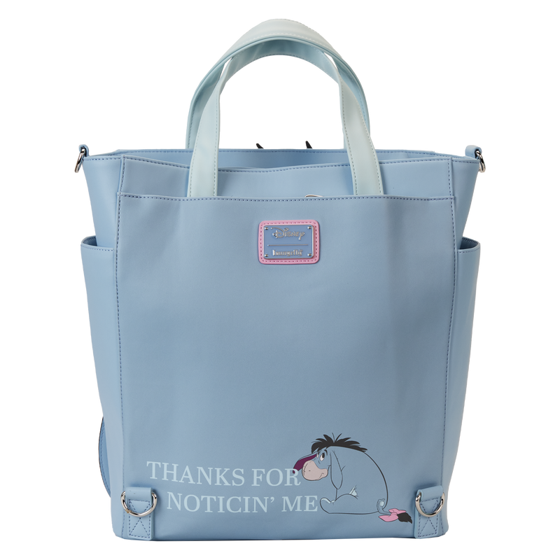 Winnie the Pooh Eeyore Convertible Backpack x26 Tote Bag