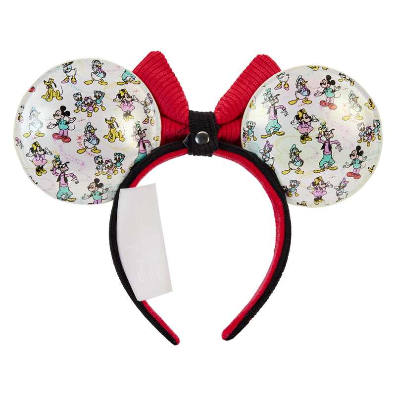 Disney100 Mickey x26 Friends Classic All-Over Print Iridescent Mini Backpack With Ear Headband