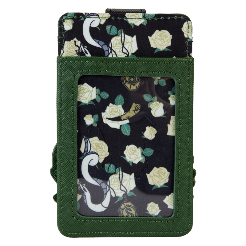 Harry Potter Slytherin House Floral Tattoo Card Holder