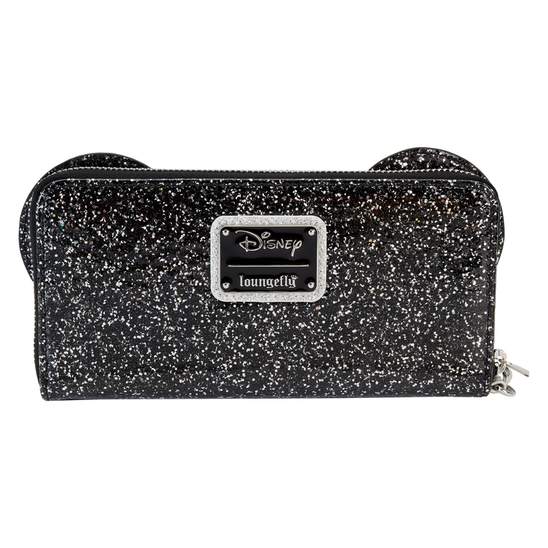 Minnie Mouse Exclusive Happy New Year Glitter Zip Around Wristlet Wallet