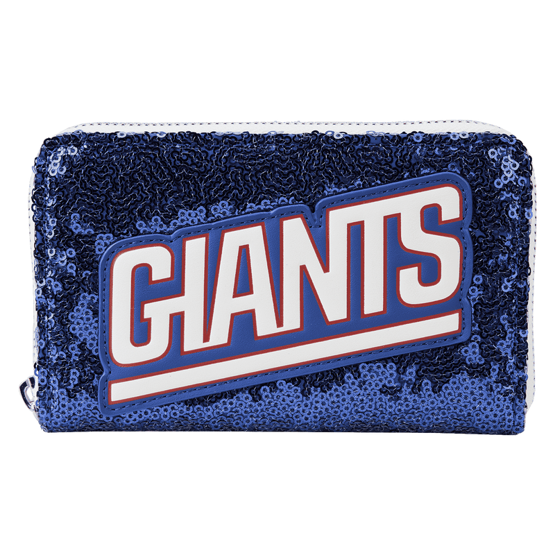NFL New York Giants Sequin Zip Around Wallet