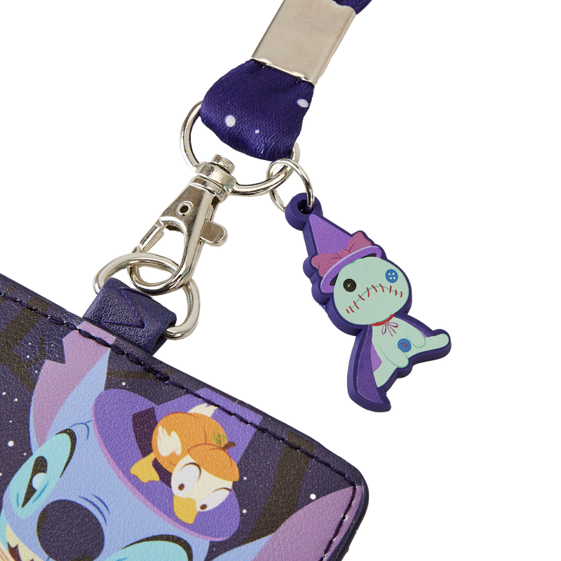 Stitch Spooky Stories Halloween Lanyard With Card Holder