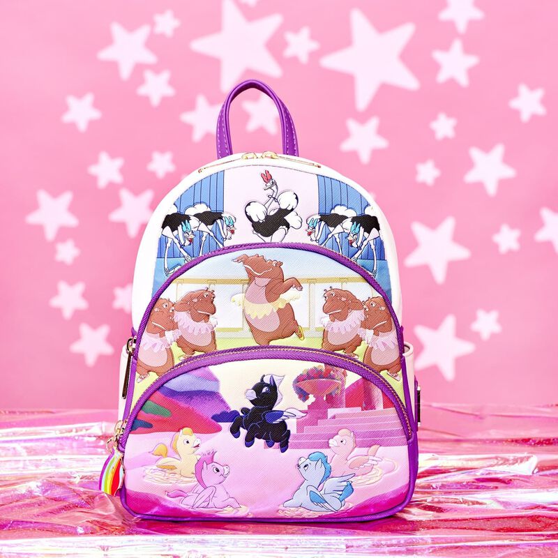 Fantasia Scenes Triple Pocket Mini Backpack