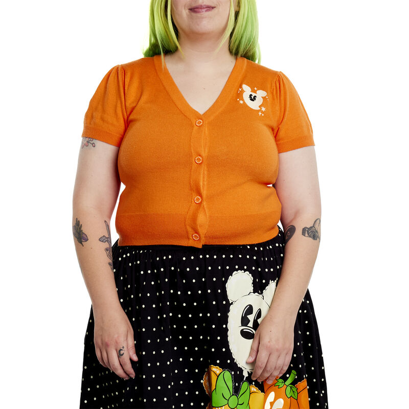 Stitch Shoppe Minnie Mouse Pumpkin Balloon Domonique Cardigan