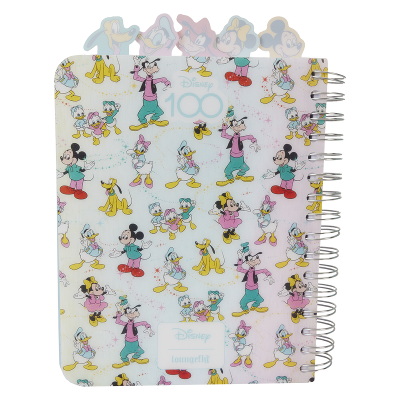 Disney100 Mickey x26 Friends Classic Stationery Spiral Tab Journal