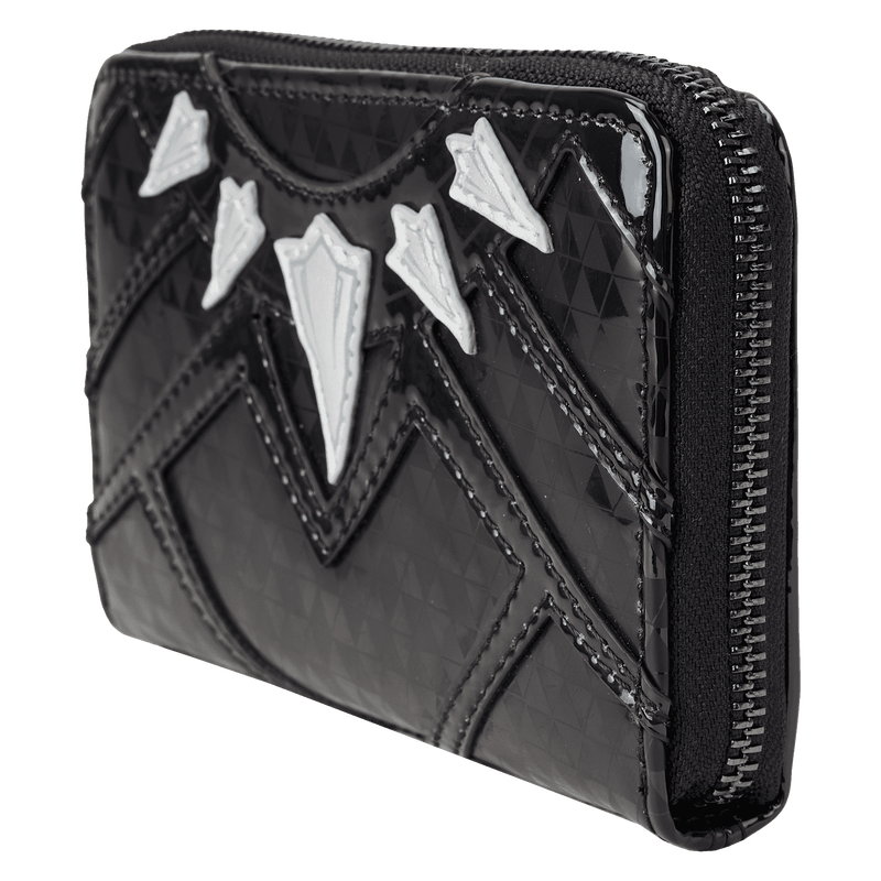 Marvel Metallic Black Panther Cosplay Zip Around Wallet