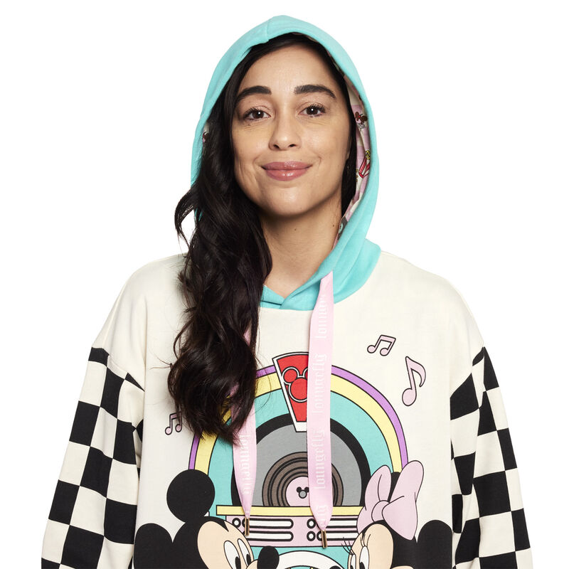 Mickey x26 Minnie Date Night Diner Jukebox Unisex Hoodie