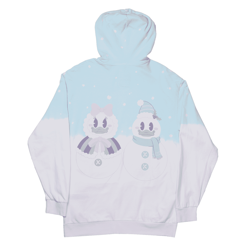 Mickey x26 Minnie Pastel Snowman Unisex Hoodie