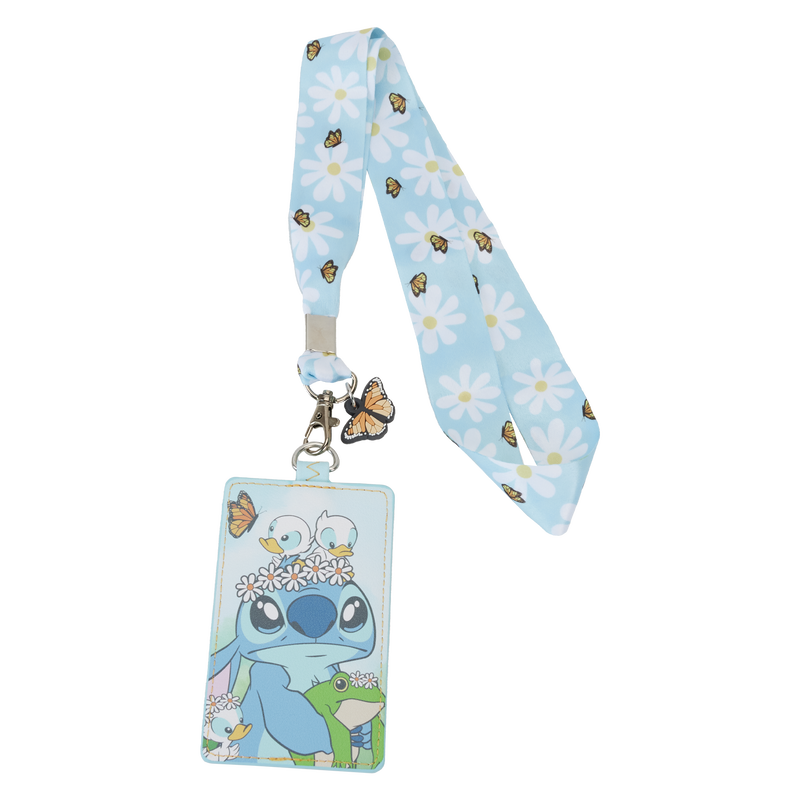 Stitch Springtime Daisy Lanyard With Card Holder