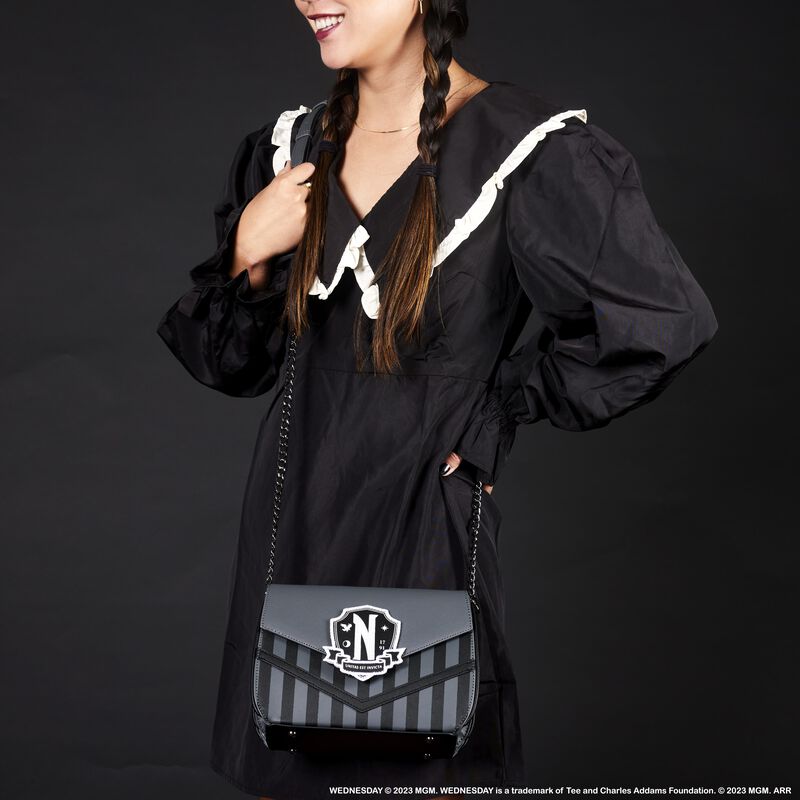 Wednesday Addams Exclusive Nevermore Crossbody Bag