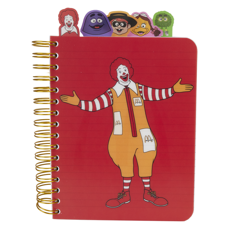 McDonald's McDonaldland Stationery Spiral Tab Journal