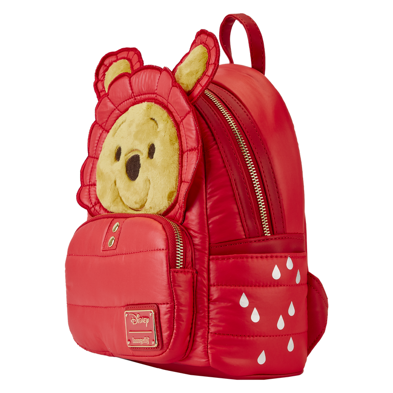 Winnie the Pooh Rainy Day Puffer Jacket Cosplay Mini Backpack