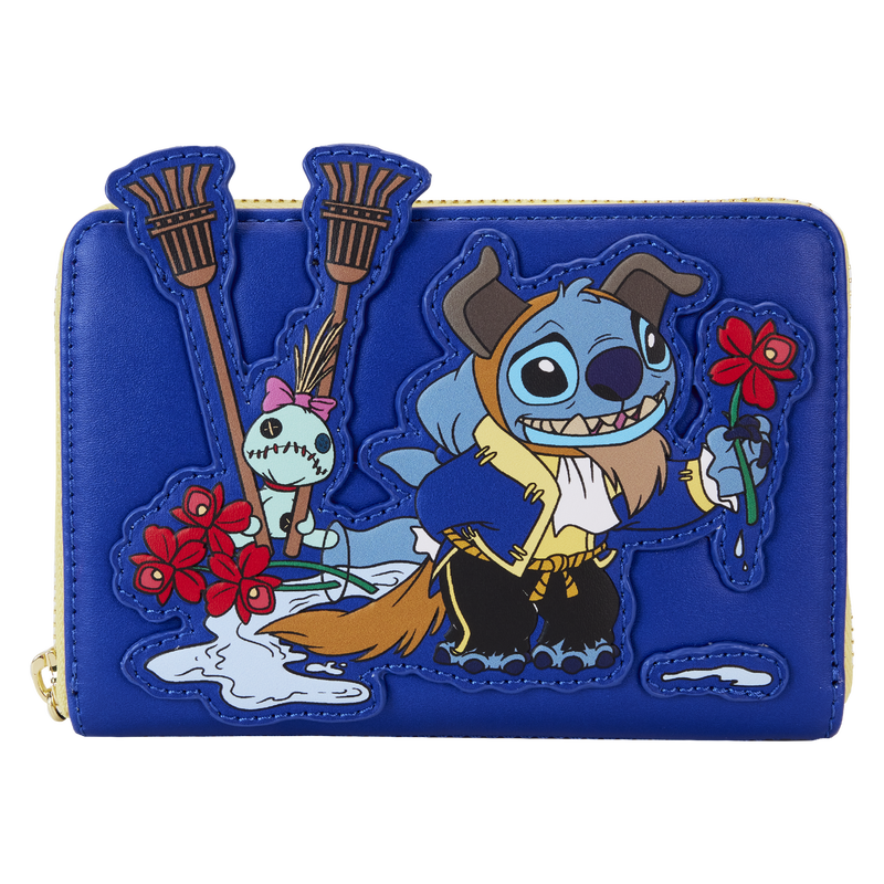 Stitch in Beast Costume Exclusive Zip Around Wallet