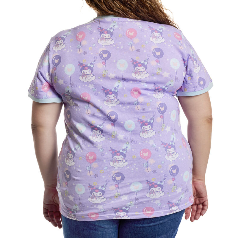 Sanrio Kuromi Carnival All-Over Print Unisex Ringer Tee