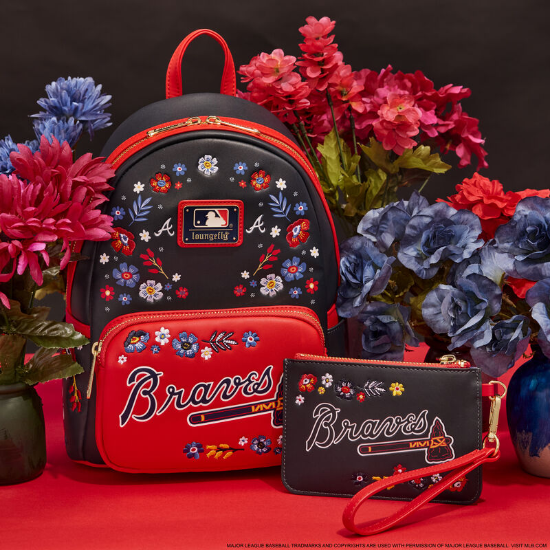 MLB Atlanta Braves Floral Mini Backpack