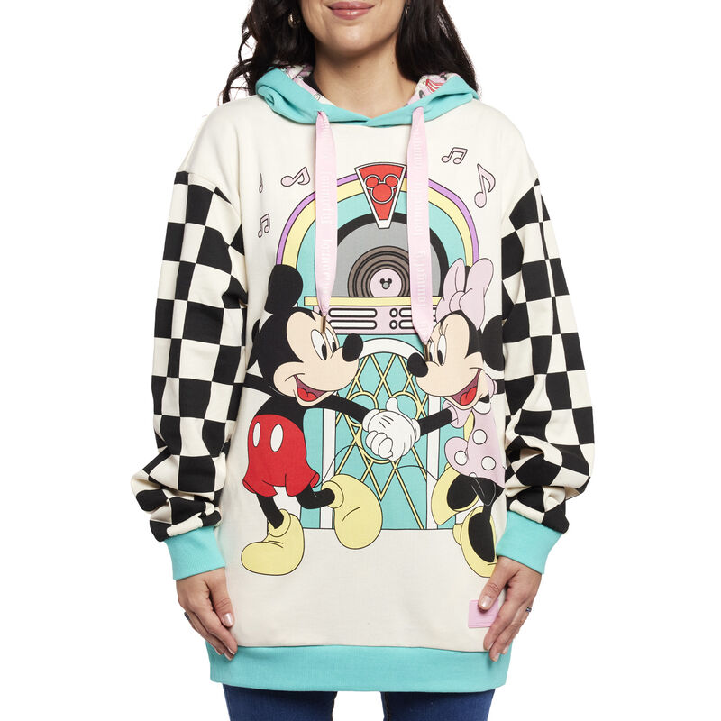 Mickey x26 Minnie Date Night Diner Jukebox Unisex Hoodie