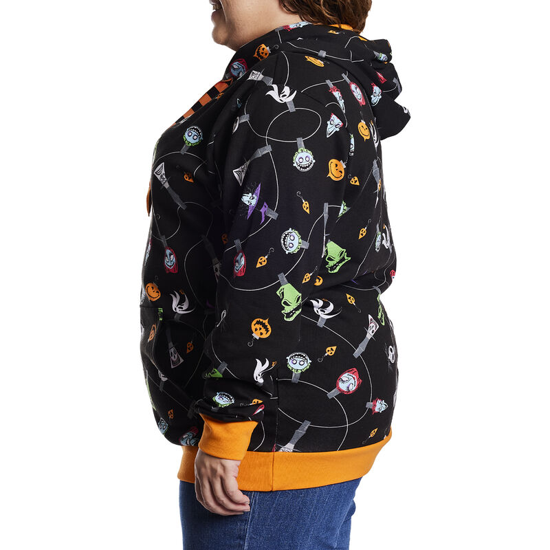 Nightmare Before Christmas Tree String Lights Unisex Hoodie