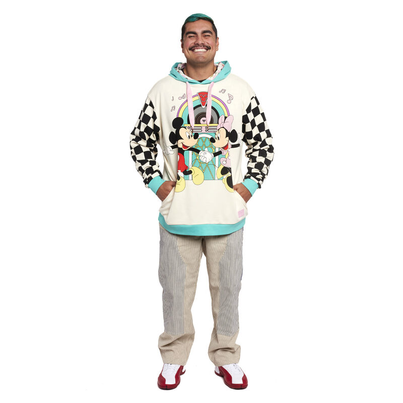 Mickey x26 Minnie Date Night Diner Jukebox Unisex Hoodie