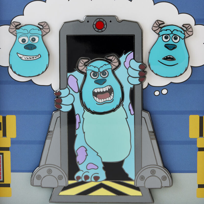 Pixar Sulley Door Mixed Emotions 4-Piece Pin Set