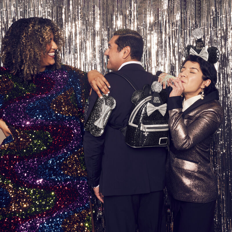 Minnie Mouse Exclusive Happy New Year Glitter Mini Backpack