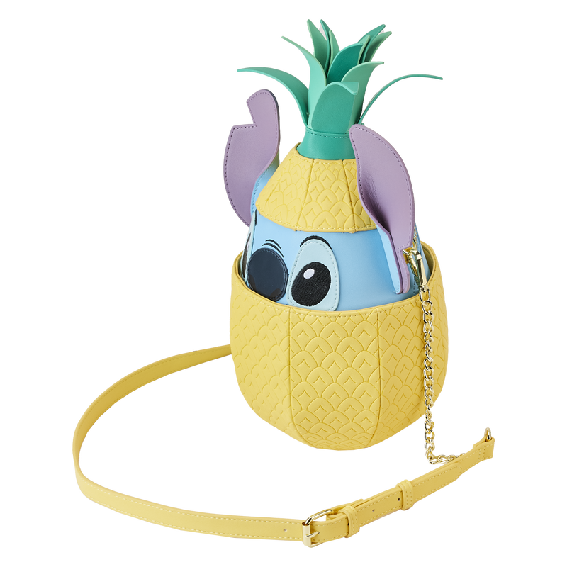 Stitch Shoppe Lilo and Stitch Figural Pineapple Crossbody Bag