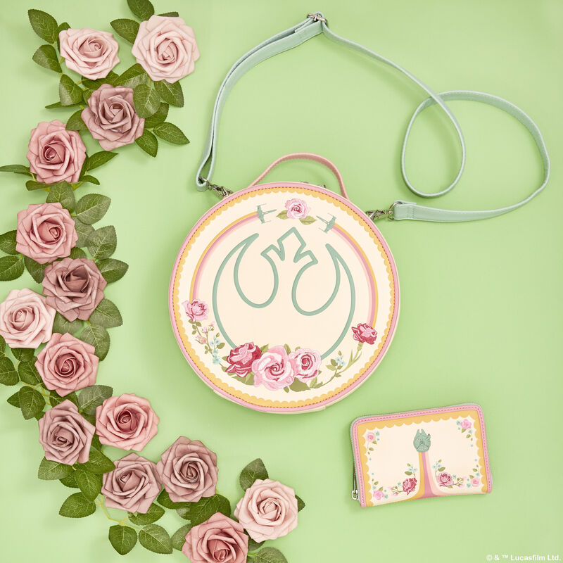 Star Wars Rebel Alliance Floral Zip Around Wallet