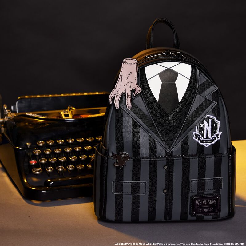 Wednesday Addams Exclusive Nevermore Cosplay Mini Backpack
