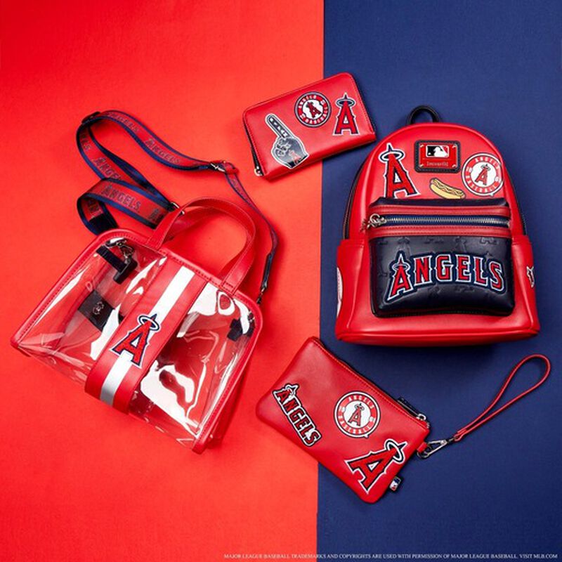 MLB LA Angels Stadium Crossbody Bag with Pouch