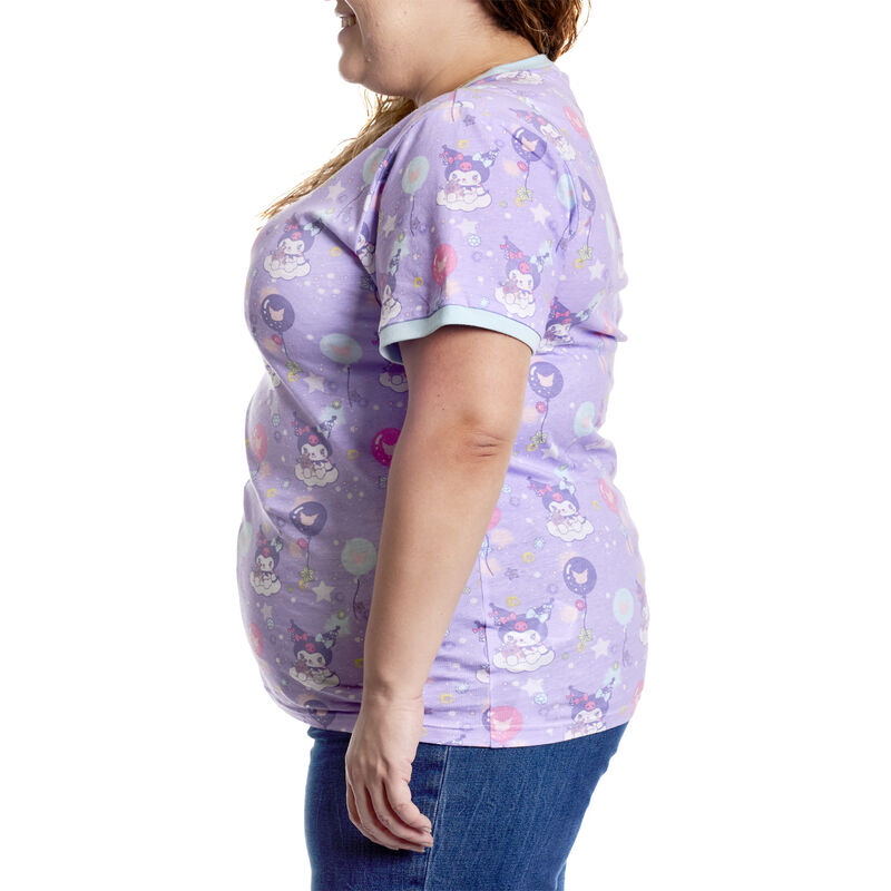 Sanrio Kuromi Carnival All-Over Print Unisex Ringer Tee