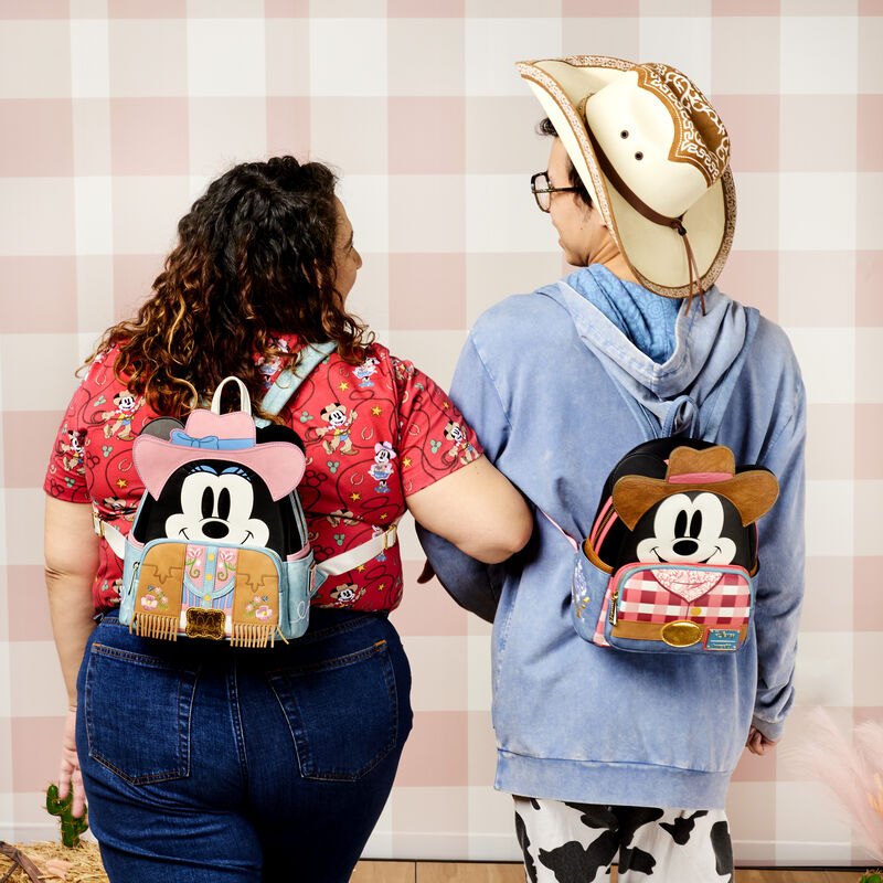 Western Mickey x26 Minnie Lasso All-Over Print Unisex Tee