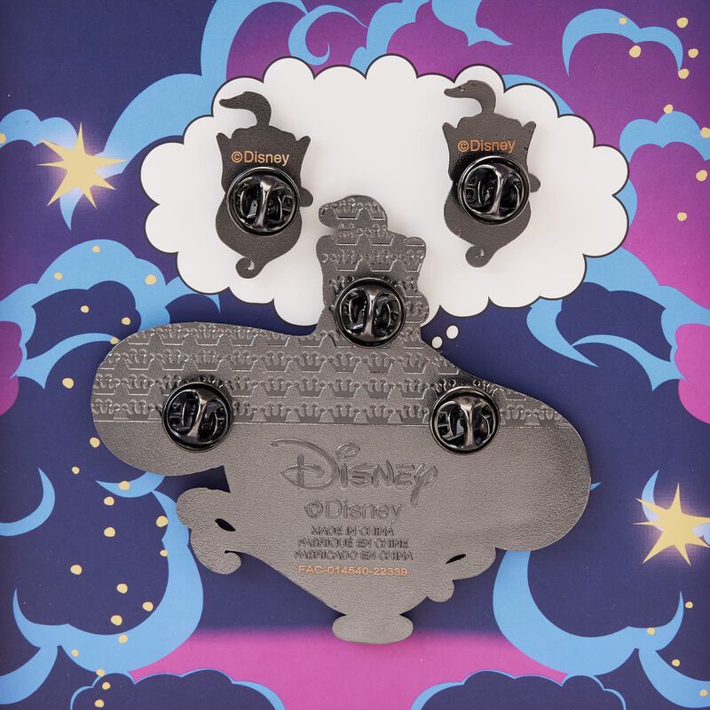 Aladdin Genie Mixed Emotions 4-Piece Pin Set