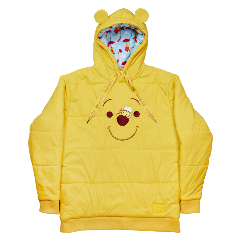 Winnie the Pooh Rainy Day Cosplay Puffer Unisex Hoodie