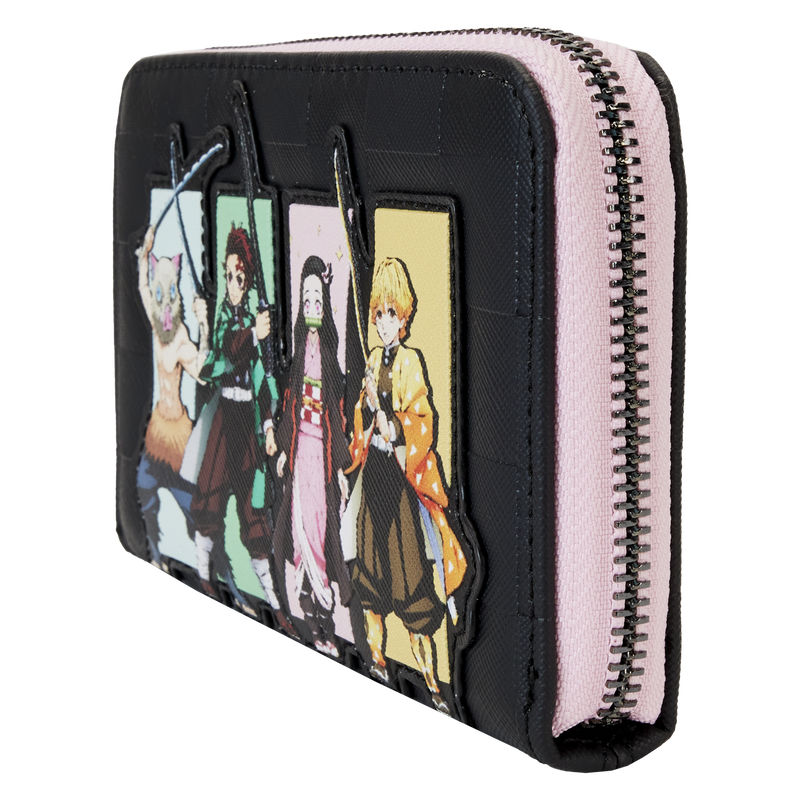 Demon Slayer Heroes Group Zip Around Wallet