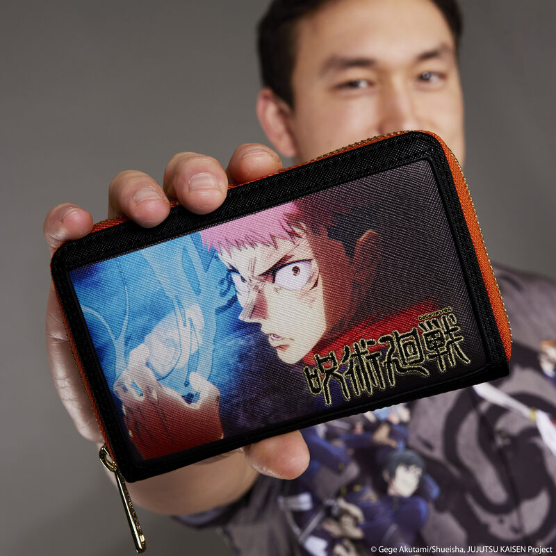 Jujutsu Kaisen Yuji Itadori Cosplay Zip Around Wallet