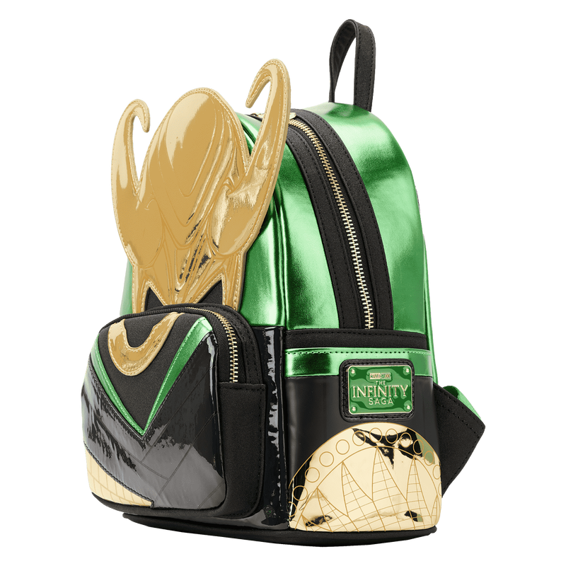Marvel Metallic Loki Cosplay Mini Backpack