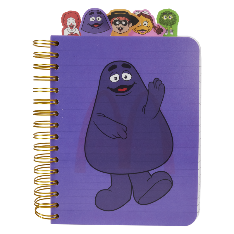 McDonald's McDonaldland Stationery Spiral Tab Journal