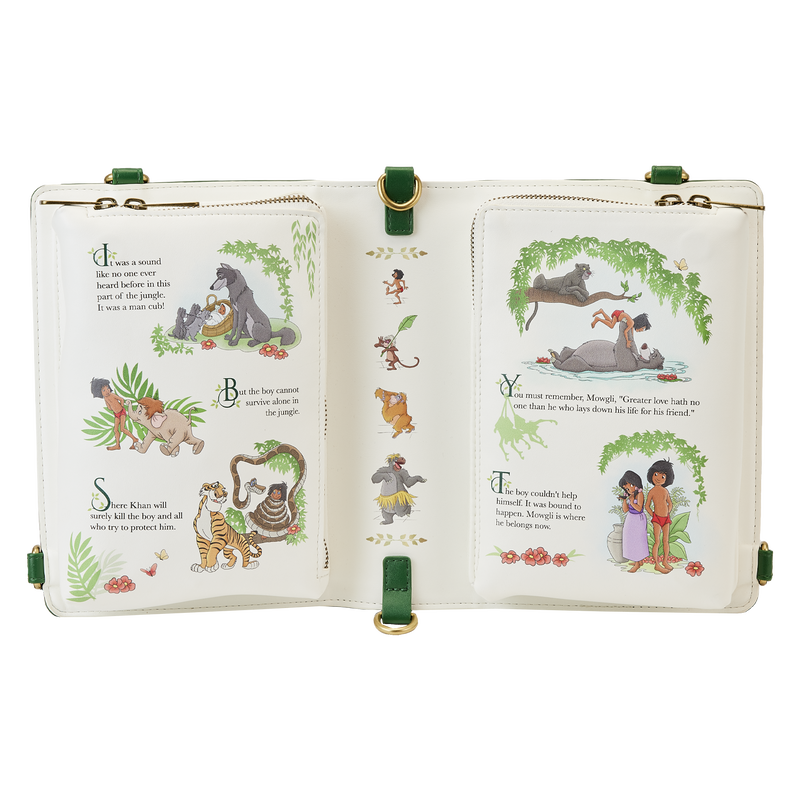 The Jungle Book Storybook Convertible Backpack x26 Crossbody Bag