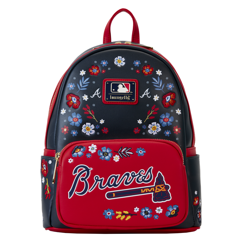 MLB Atlanta Braves Floral Mini Backpack