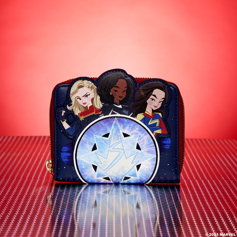 The Marvels Symbol Glow Zip Around Wallet