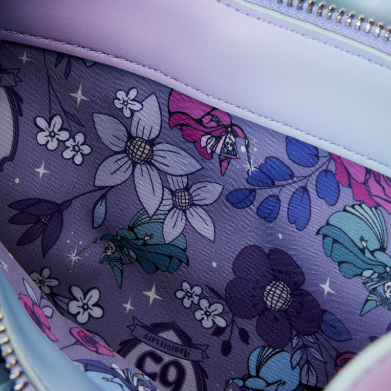 Sleeping Beauty 65th Anniversary Floral Ombre Crossbody Bag