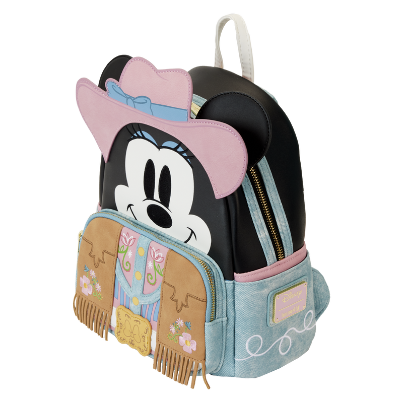 Western Minnie Mouse Cosplay Mini Backpack
