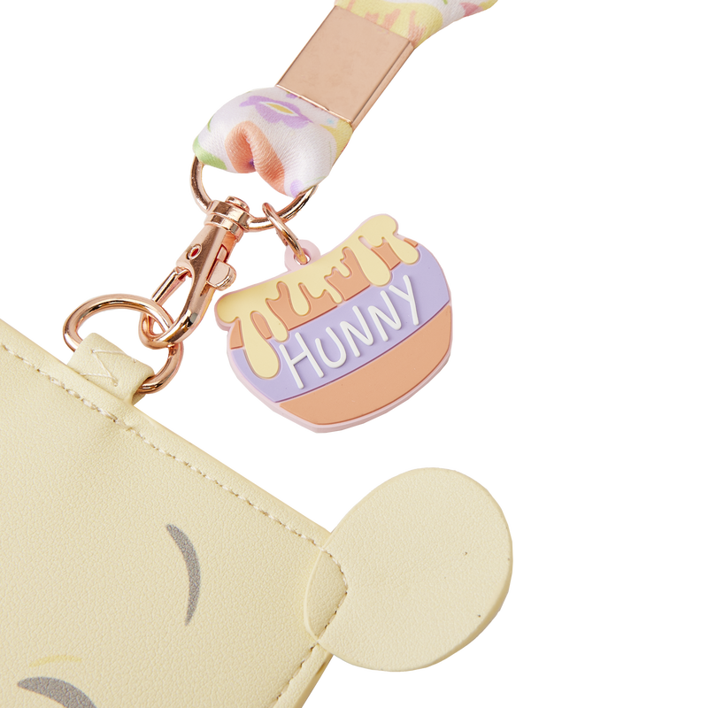 Winnie the Pooh Folk Floral Lanyard with Card Holder
