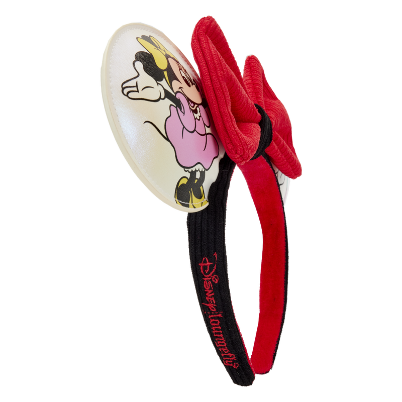 Disney100 Mickey x26 Friends Classic All-Over Print Iridescent Mini Backpack With Ear Headband