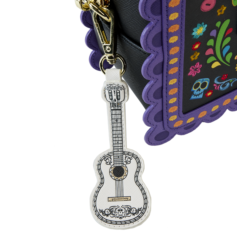 Coco Miguel Calavera Floral Skull Crossbody Bag