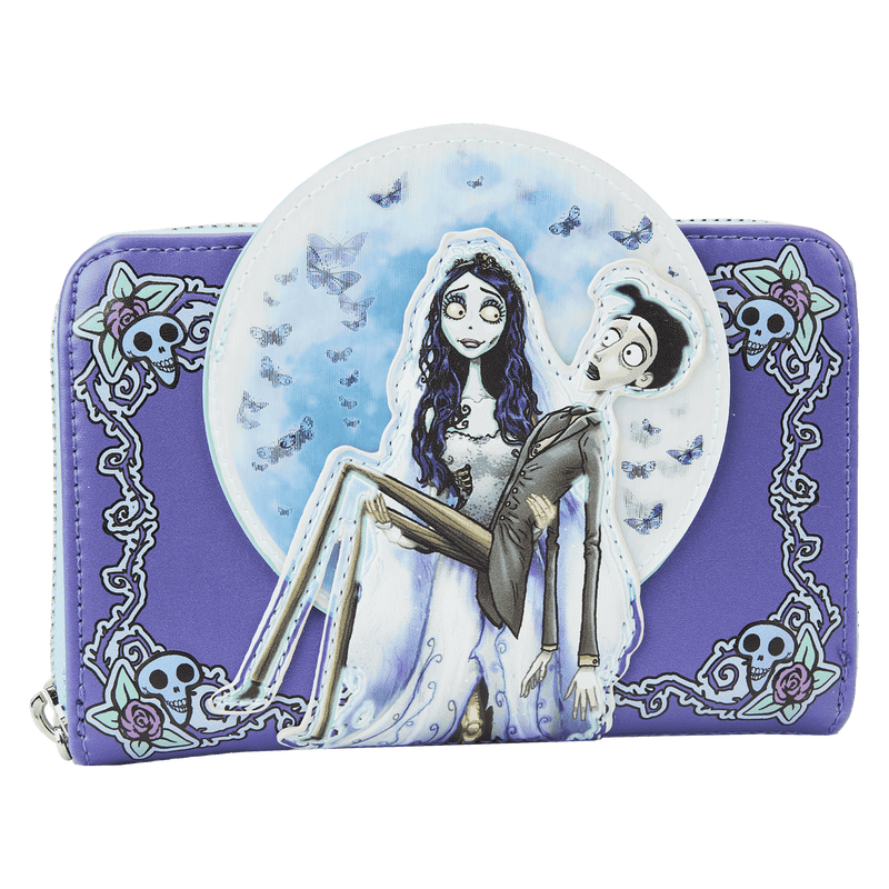 Corpse Bride Moon Zip Around Wallet